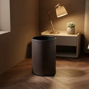 Cubo de Basura con Acabado de Cuero, Cubo de Basura Premium para Habitaciones de Hotel, Hoteles, Resorts, Oficinas y Espacios de Hostelería - Product Image 5