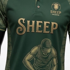 เสื้อโปโลขนแกะพรีเมียม พิมพ์ลายแบบซับลิเมชั่นตามสั่ง ดีไซน์หางยาว ผู้ผลิตแบบ OEM ODM - Product Image 6