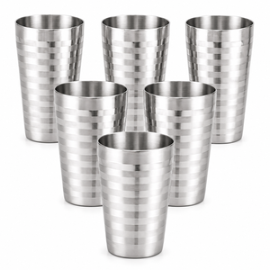 Vasos de Acero Inoxidable de Grado Alimenticio al por Mayor, Vasos Metálicos Resistentes a la Oxidación, Vasos de Acero Irrompibles a Excelente Precio - Product Image 5