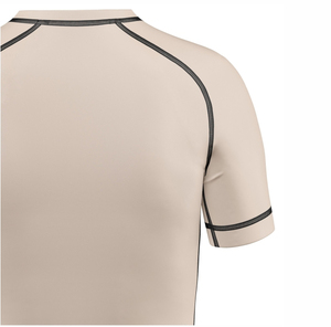 <b>Men's</b> Short Sleeve Rash Guard Quick Dry Anti-Bacterial Eco-Friendly Athletic <b>Swim</b> <b>Top</b> with UV Protection for Beach - Product Image 4