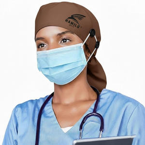 Meilleur design, logo OEM, bonnets d'infirmière élastiques et ajustables pour hommes et femmes, médecins, dentistes, chirurgiens, avec impression, chapeau d'infirmière dentaire - Product Image 3