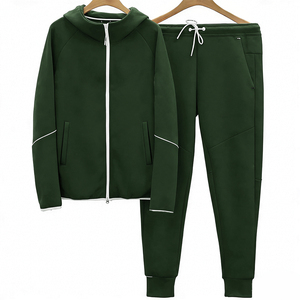 Conjuntos Deportivos de Dos Piezas de Forro Polar para Otoño, Casuales, para Correr, Entrenar, de Alta Calidad, Personalizados, para Hombre - Product Image 4