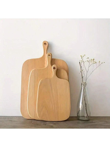 Planche à découper en bois d'acacia avec poignée, planche à découper en bois massif pour la cuisine, qualité alimentaire, respectueuse de l'environnement, fournisseur OEM - Product Image 2