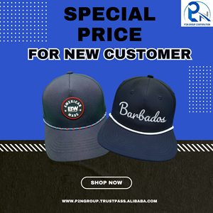 Casquettes de baseball 5 panneaux perforées du Vietnam avec logo brodé personnalisé sur patch, chapeau de sport et de golf avec cordon et visière plate pour homme et femme - Product Image 6