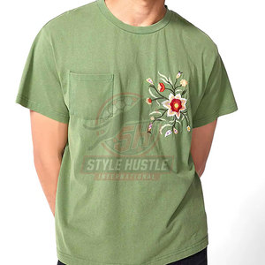 Fabricant pakistanais de t-shirts brodés de haute qualité, t-shirts brodés à la mode, nouveaux modèles, best-sellers - Product Image 6