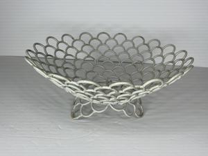 Corbeille à fruits décorative sur pied en fil de fer, design spectaculaire, écologique et moderne, pour table - Product Image 3