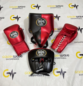 Personnalisez votre propre design, cuir de qualité supérieure, No Boxing No Life, couture professionnelle, ensemble complet de boxe pour sparring. - Product Image 2