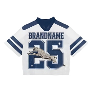 Maillot de sport personnalisé en mesh à manches courtes, respirant, pour l'entraînement athlétique, avec numéro graphique personnalisable, vente en gros OEM - Product Image 5