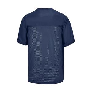 Street Wear 100% Polyester Fabric Sublimation Printed Custom Football Jersey Blank <b>Mesh</b> <b>Short</b> Sleeve UV Protection Front Logo - Product Image 2