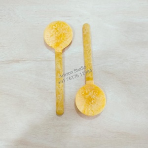 Artizon Studio Customized Size Resin <b>Salad</b> <b>Tools</b> 2-Piece Servers Set High Quality Handmade Polished Finish - Product Image 6