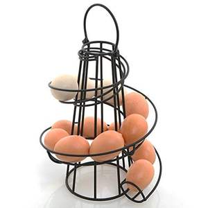 Porte-œufs en métal élégant ajoute une touche de style aux maisons, restaurants, cuisines et hôtels grâce à sa finition en fer durable. - Product Image 6