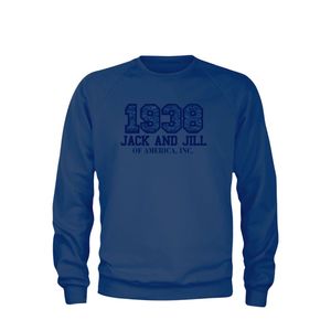 เสื้อสเวตเชิ้ตเฟรนช์เทอร์รี่ปี 1938 แบบยูนิเซ็กส์ คอกลม แขนยาว สวมใส่สบาย ผ้าคอตตอนผสม นุ่มสบาย เหมาะสำหรับใส่ทุกวัน สไตล์สตรีทแวร์ - Product Image 1