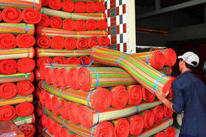 Alfombrillas antideslizantes hechas a mano de Vietnam, alfombrillas de juncia de algas marinas para decoración de interiores - Product Image 6