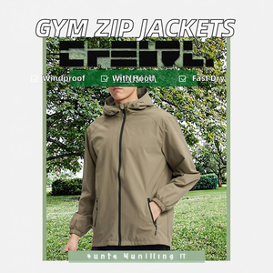 Athletic <b>Jacket</b> <b>Lightweight</b> <b>Running</b> Windbreaker Supplier Reflective Outdoor <b>Running</b> <b>Jacket</b> Resistant Fitness Athletic <b>Jacket</b> - Product Image 6