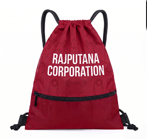 Regal Three LLC Unisex <b>Drawstring</b> <b>Backpack</b> Gym Bag with Non-Woven Fabric and Water Resistant Feature for Fitness Outdoor Sports - Product Image 4