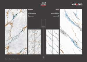 กระเบื้องพอร์ซเลนเคลือบเงาหรูหรา ดีไซน์เนอร์ ขนาด 600x1200 มม. กระเบื้องปูพื้นและผนังขนาดใหญ่ สำหรับตกแต่งภายในระดับไฮเอนด์ - Product Image 2