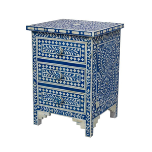 Table console en os incrusté noir de haute qualité, table d'appoint en os incrusté, décoration d'intérieur - Product Image 4