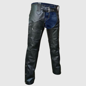 High Quality Horse <b>Riding</b> Black <b>Chaps</b> Suede Leather <b>Chaps</b> Hot Selling for Cowboy Riders Pakistani Manufacturers - Product Image 1