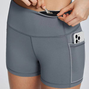 Leggings Cortos de Yoga para Mujer, Leggings de Yoga Personalizados hasta la Rodilla, Shorts Deportivos Elásticos para Gimnasio y Running - Product Image 3