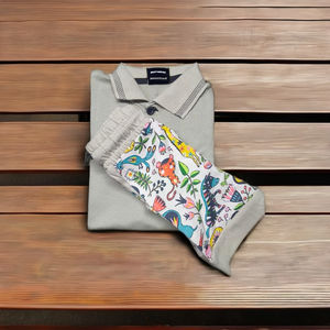 OEM Summer Kids <b>T</b>-<b>Shirt</b> Casual O-Neck Polyester/Cotton Knitted Fabric Quick Dry Animal Print Boys' Short Sleeve Clothing INDIA - Product Image 2