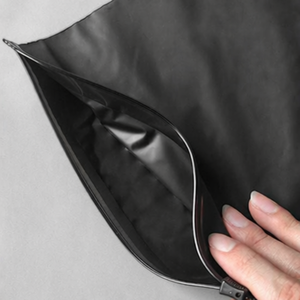 Reusable Black EVA Zipper Packaging <b>Bags</b> Waterproof Frosted <b>Zip</b> <b>Lock</b> Storage Pouches Custom Logo Clothing Apparel Packaging <b>Bags</b> - Product Image 5