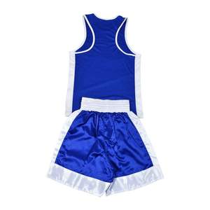 Conjunto de Camiseta y Pantalones Cortos de Boxeo de Poliéster, Uniforme de Boxeo de Pakistán, Estándar Internacional, Precio Económico, Alta Calidad - Product Image 6