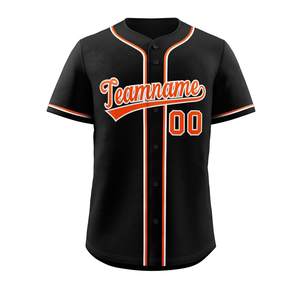 Maillot de baseball respirant, tissu léger, coupe flexible et confortable, style classique d'équipe, manches courtes et longues pour les jeunes - Product Image 4