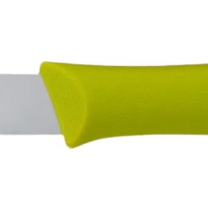 Couteaux à éplucher de cuisine vert lime avec lame de coupe droite argentée pour couper les poires, éplucher les fruits et préparer les aliments - Product Image 2
