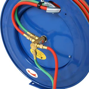 Forniture per Saldatura e Saldatrici: Tubo Industriale Retrattile in Gomma per Ossigeno e Acetilene, Doppio, 1/4 di Pollice x 100 Piedi, per Saldatura STD - Product Image 5