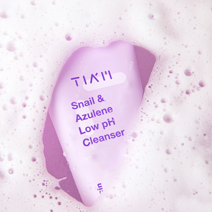 TIAM Nettoyant pour le visage coréen à faible pH Escargot et gel azulène Soins de la peau pour adultes Emballage en tube pratique OBM Supply - Product Image 5