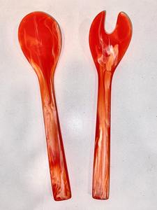 Accesorios de Cocina al por Mayor: Cuchara para Ensalada de Resina Antiadherente con Mango de Espejo, Desechable, para Mezclar Frutas y Verduras - Product Image 4