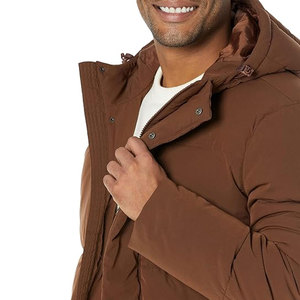 Chaqueta de burbujas para hombre con capucha de diseño único, impermeable, transpirable, ecológica, de invierno, con doble botonadura, lavable, para venta en línea - Product Image 5
