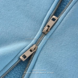 Sweats à capuche vierges en coton avec impression personnalisée bricolage taille européenne sweat à capuche avec fermeture à glissière complète pour hommes sweats à capuche d'hiver - Product Image 4