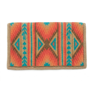 Hand woven 100% New Zealand wool western saddle blanket for horse riding sports and competition <b>equestrian</b> products - Product Image 6