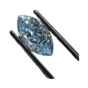 1.18กะรัตมาร์คีส์ห้องปฏิบัติการเพชรสีเขียวสดใสสีฟ้าสดใสที่ปลูก SI1 IGI ได้รับการรับรองคุณภาพเยี่ยม CVD 627432523 - Product Image 2