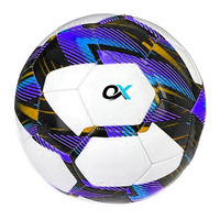 Bola Sepak Ukuran Khusus Profesional Oxva Industries, Tahan Air, Anti Selip, Logo, Untuk Latihan dan Pertandingan, Indoor/Outdoor