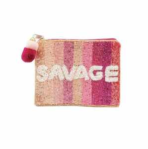 Nouveauté : Pochette en résine style bohème pour femme, sac à main artisanal multicolore avec bouton décoratif pour les soirées - Product Image 1