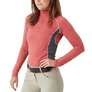 Chemises de concours d'équitation western pour femmes, à séchage rapide, manches longues, couche de base personnalisable, vente en gros - Product Image 1
