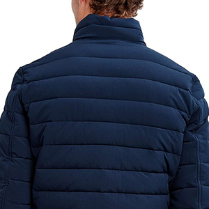 2024 OEM Men's <b>Zip</b>-<b>Up</b> Puffer <b>Jacket</b> Winter Down <b>Jackets</b> Professional Streetwear Winter Puffy for Lightweight <b>Jacket</b> - Product Image 5
