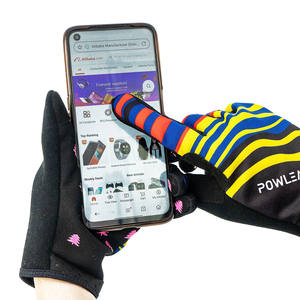 Gants de motocross personnalisés, respirants, compatibles écran tactile, pour BMX, VTT, MX, cyclisme, en cuir, demi-doigts/doigts entiers, hiver - Product Image 6