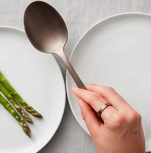 Servidores de Ensalada de Acero Inoxidable con Acabado Mate, Diseño Minimalista, Resistentes al Óxido, para Juego de Cubiertos de Catering - Product Image 5