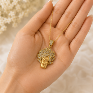Unique Hip Hop Design Lab Grown Diamond Unisex Custom Iced Goku Saiyan Face <b>Gold</b> Plated 925 Silver Fine Jewelry <b>Pendants</b> Gift - Product Image 3