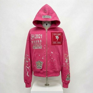 Hoodie zippé pour homme imprimé, design personnalisé, coupe parfaite, très demandé, 100% coton, disponible en plusieurs couleurs, respirant et écologique. - Product Image 5