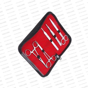 Medical Skin Suture Practice Training <b>Kit</b> Surgical <b>Suturing</b> Manual German Stainless Steel Needle Holder Scissors Tools Students - Product Image 4