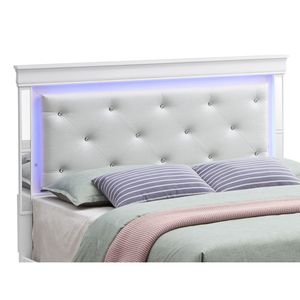 Cama Queen Verona G6790C QB3 Tapizada en Color Plata Champán - Product Image 2