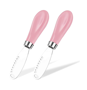 Stainless Steel Butter <b>Knife</b> With Colorful Resin Handles Mirror Polish Finish Steel Butter <b>Knife</b> Party Tableware Used - Product Image 3