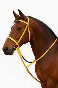 Durable Halters PVC Horse Bridle with Removable Stainless Steel <b>Bit</b> Multiple Colors Riding Halter Bridle - Product Image 3