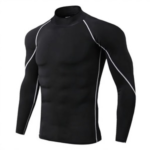Rashguard BJJ MMA pour homme, manches longues, compression, séchage rapide, UPF50+, imperméable, Spandex/Nylon 160g, anti-déchirure, No-Gi, grappling, sparring - Product Image 4