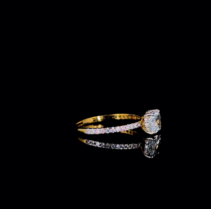 Luxury <b>Cushion</b>-Cut Diamond Engagement Elegant Solitaire Fine Jewelry <b>Ring</b> for Proposal & <b>Wedding</b> - Product Image 4