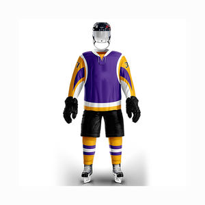 Uniforme de hockey sobre hielo de alta calidad, personalizado, 100% poliéster, para venta en línea. - Product Image 6